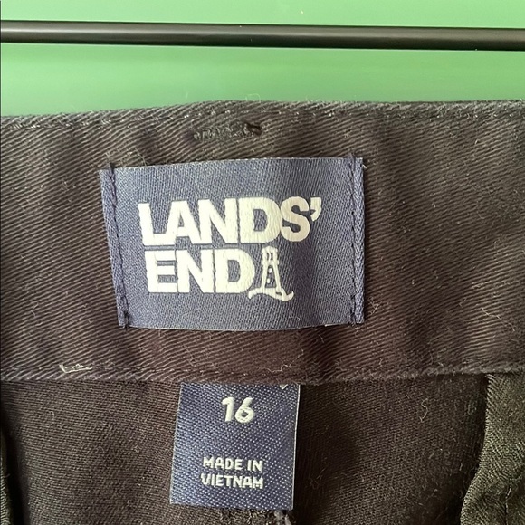 Lands' End Womens 16 Ankle Pants Classic Style - Picture 2 of 7